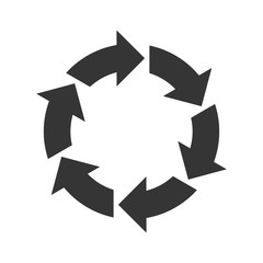 Circle arrow - vector.