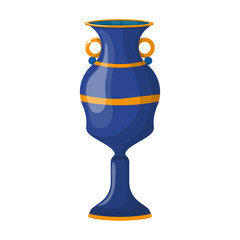 Flower vase vector icon.Cartoon vector icon isolated on white background flower vase .