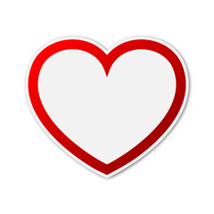 Vector Heart icon.