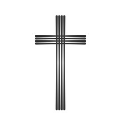 Christian Cross icon - vector.