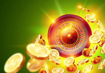 Realistic casino gambling roulette