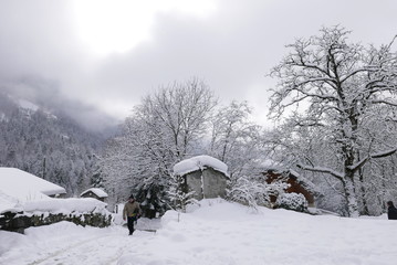 holiday at the foot of Mont Blanc, France