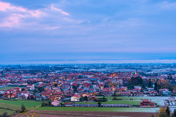 Busca, una città in provincia di Cuneo, nel sud del Piemonte