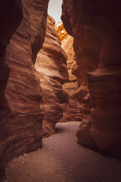 Lush Lava Travel in Israel, in the Eilat Mountains: Red Canyon, giant cliffs