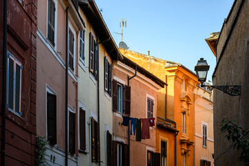 Fototapeta na wymiar Street in Rome, Italy.
