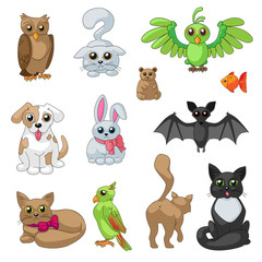 Fototapeta premium cute animals set