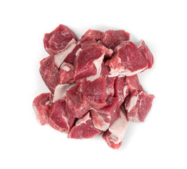 Raw Chopped Lamb Tenderloin Fillet, Diced Mutton Meat
