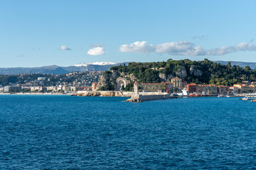 Fototapeta na wymiar Port Niçois