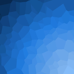 Fototapeta na wymiar Abstract Blue Color trianglify Generative Art background illustration