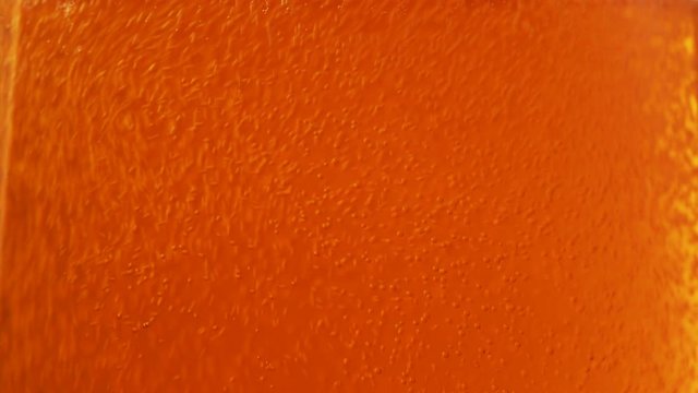 Pouring beer into a glass