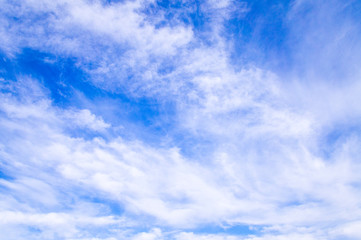 Blue sky with clouds texture for background.