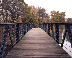 Fototapeta premium Brücke Herbst