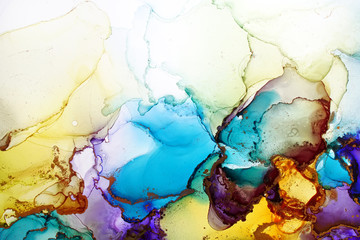 Alcohol ink abstract texture