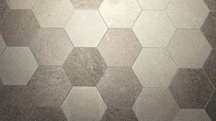 Hexagon Grayscale Matte Porcelain Floor and Wall Tile