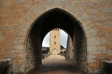 Fototapeta na wymiar old historical bridge in Cahors - France