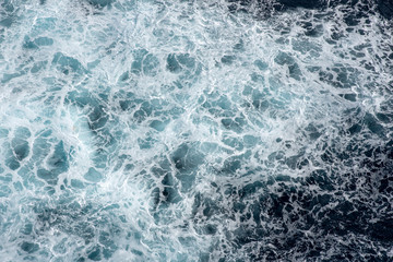 Fototapeta premium ocean water with splash and waves