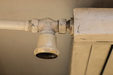 Old radiator heater valve and knob.