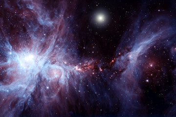 Deep space, a beautiful galaxy. Background. Elements of this image were furnished by NASA.