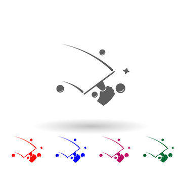 recommend clip art: Cleaning of glasses multi color icon. Simple glyph, flat vector of car repear icons for ui and ux, website or mobile application