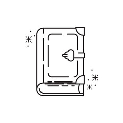 magic book fantasy line design