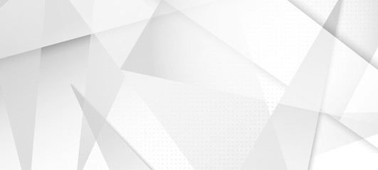 Halftone Dynamic Gray Vector Background. Modern Faded Banner. 