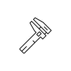 Caliper tool icon. Simple line, outline vector of construction tools icons for ui and ux, website or mobile application