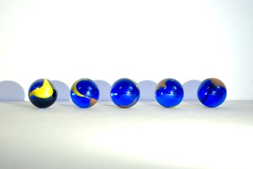 glass marbles