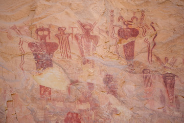 Native American Artwork Rock Art Barrier Canyon