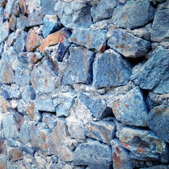 Stone background, texture of stone grey brick wall