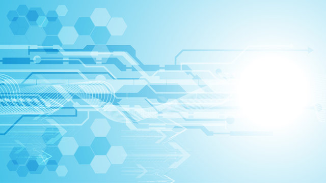 technology circuit line loading banwidth design concept background