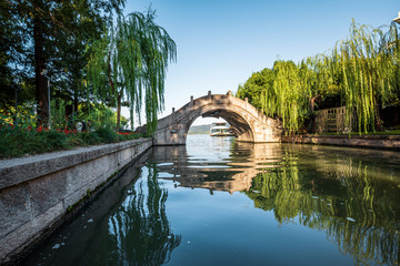 Fototapeta na wymiar West Lake Landscape, Hangzhou, China