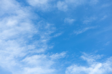 Cloud with blue sky in sunny day