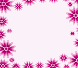Obraz na płótnie Canvas pink background with flowers background
