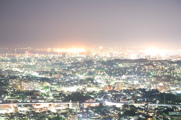 Fototapeta na wymiar 福岡市片江展望台からの夜景