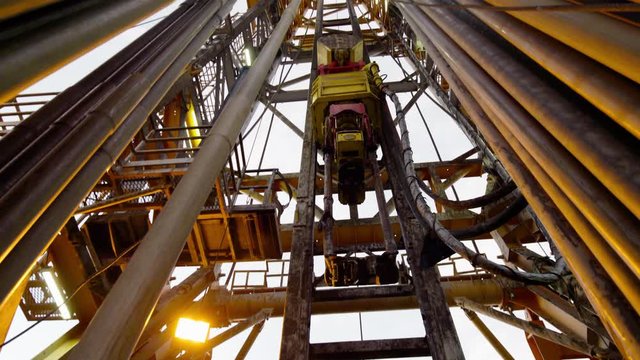 Stock Footage Shale Gas Drilling