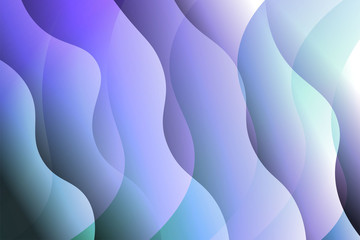 Wave background. Abstract geometric pattern. Vector illustration. Blue color