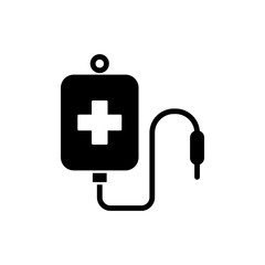 Blood Bag Icon Vector