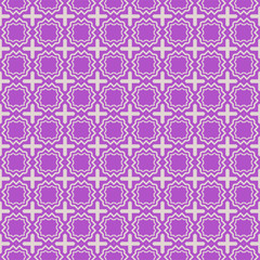Seamless geometric pattern. Vector illustration. Purple white color