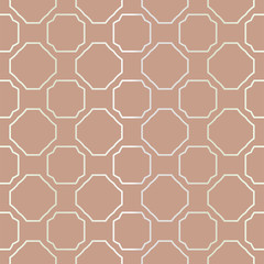 Seamless geometric pattern with modern ornamnet. Vector illustration