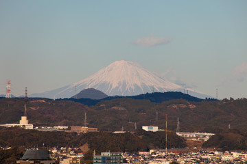 夕方前の富士山_FUJI