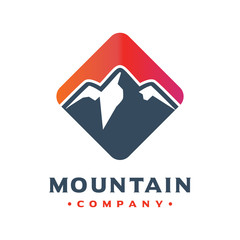 mountain logo design your company