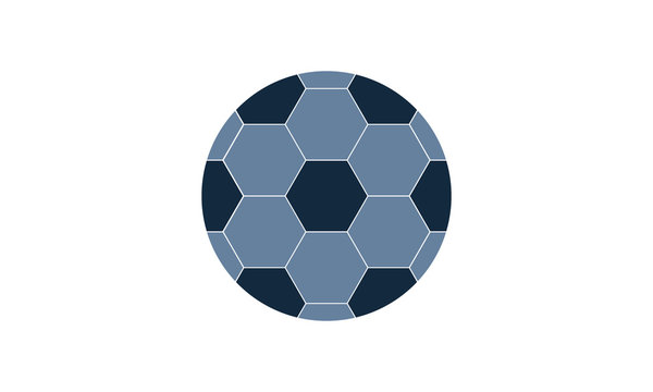 Football icon soccer ball icon sports ball symbol vector image