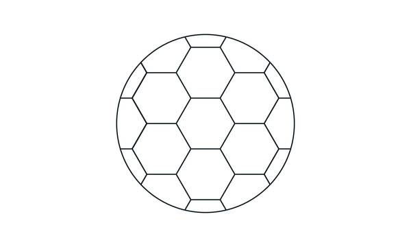 Football icon soccer ball icon sports ball symbol vector image © khalid_spk