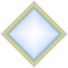 An abstract diamond shape border background.