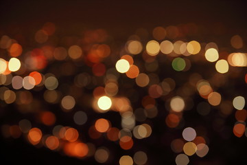 Bokeh with multi colors, Festive lights bokeh background, Defocused