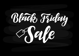 Black friday sale hand drawn lettering