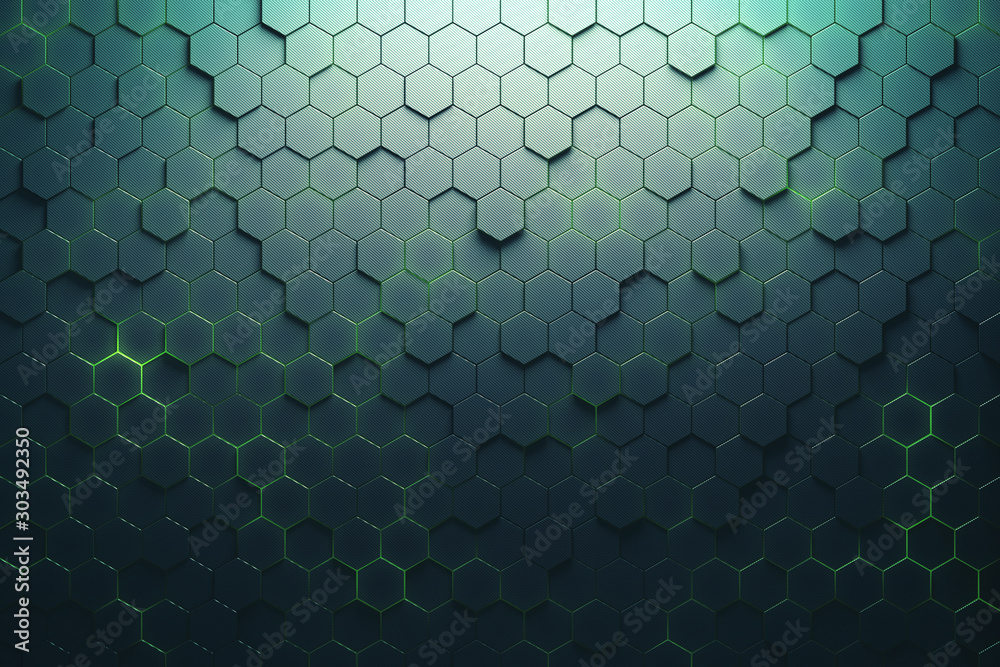 Canvas Prints creative hexagon pattern