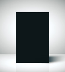 Black banner in room