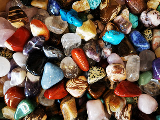 color minerals and gems texture