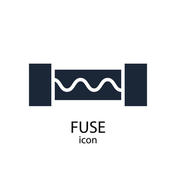 Fuse Icon Vector On White Background